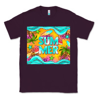 Plum summer Classic Tee - NancyCooperArtShop