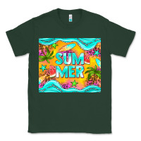 Sports Green summer Classic Tee - NancyCooperArtShop