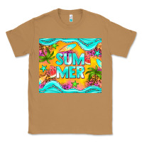 Toasted Coconut summer Classic Tee - NancyCooperArtShop