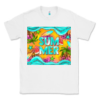 White summer Classic Tee - NancyCooperArtShop