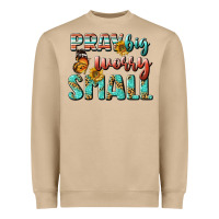 Mushroom pray big worry small Heavyweight Sweatshirt - BundleAndBundleShop