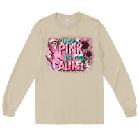 Mushroom i wear pink for my aunt Long Sleeve Tee - CowGirlArtShop