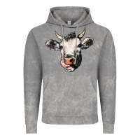 Cloud Rock Cow Vintage Hoodie - HowdyJamesFarm