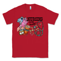 Red nursing in my heart Classic Tee - RacoonDesign