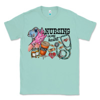 Seafoam nursing in my heart Classic Tee - RacoonDesign