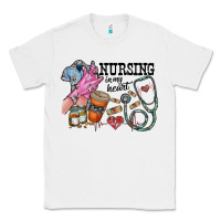White nursing in my heart Classic Tee - RacoonDesign