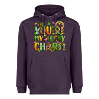 Plum you're my lucky charm Heavyweight Hoodie - Artiststas