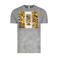 Cloud Rock western mother's day mini with cowhide and sunflowers tumbler tbs Vintage Tee - TumblerDesignByShophia