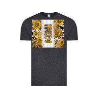 Vintage Black western mother's day mini with cowhide and sunflowers tumbler tbs Vintage Tee - TumblerDesignByShophia