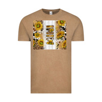 Vintage Coffee western mother's day mini with cowhide and sunflowers tumbler tbs Vintage Tee - TumblerDesignByShophia