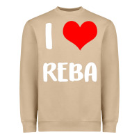 Mushroom i love reba gift valentine guy heart anniversary 6 t shirt Heavyweight Sweatshirt - lanVoArt