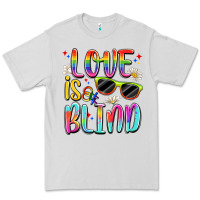 Dove Grey love is blind Premium Tee - Artiststas