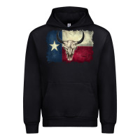 Black distressed tesas flag Urban Hoodie - BarkalooDesign