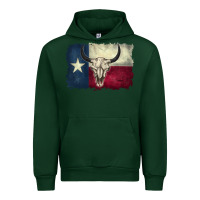 Foreset Green distressed tesas flag Urban Hoodie - BarkalooDesign