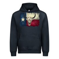 Navy distressed tesas flag Urban Hoodie - BarkalooDesign