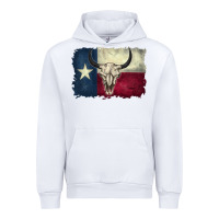 White distressed tesas flag Urban Hoodie - BarkalooDesign
