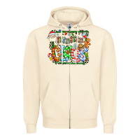 Sandshell grangaran claus Zipper Hoodie - CowhideDigitalArt
