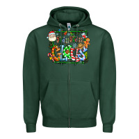Sports Green grangaran claus Zipper Hoodie - CowhideDigitalArt