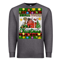 Charcoal Heather Small Town Christmas Premium Sweatshirt - Artiststas