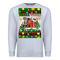 Heather Grey Small Town Christmas Premium Sweatshirt - Artiststas