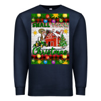 Navy Small Town Christmas Premium Sweatshirt - Artiststas