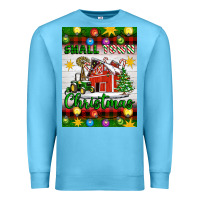 Ocean Blue Small Town Christmas Premium Sweatshirt - Artiststas