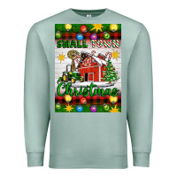 Seafoam Small Town Christmas Premium Sweatshirt - Artiststas