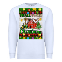 White Small Town Christmas Premium Sweatshirt - Artiststas