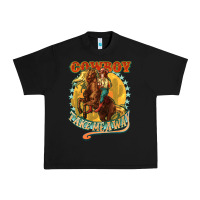 Black Busy doing Cowgirl shit Urban Heavy Tee - HowdyJamesFarm