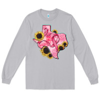 Moon Dust texas map breast cancer Long Sleeve Tee - CowGirlArtShop