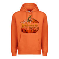 Carrot welcome to our patch Premium Hoodie - BundleAndBundleShop
