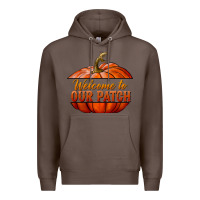 Coffee welcome to our patch Premium Hoodie - BundleAndBundleShop