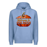 Welcome To Our Patch Premium Hoodie | Teevron