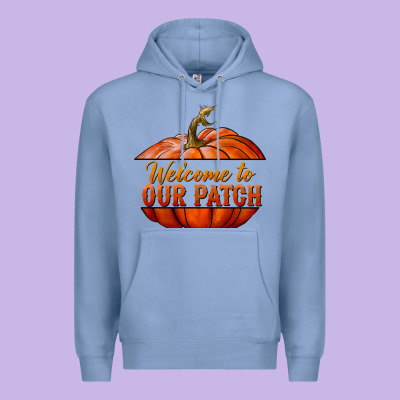 Welcome To Our Patch Premium Hoodie Designed By Bundleandbundleshop