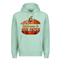 Seafoam welcome to our patch Premium Hoodie - BundleAndBundleShop