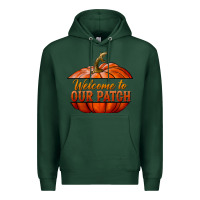 Sports Green welcome to our patch Premium Hoodie - BundleAndBundleShop