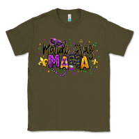 Army Green mardi gras mama Classic Tee - texasbilliewilder