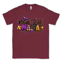 Burgundy mardi gras mama Classic Tee - texasbilliewilder