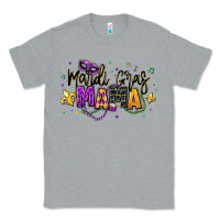 Heather Grey mardi gras mama Classic Tee - texasbilliewilder
