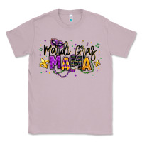 Lilac mardi gras mama Classic Tee - texasbilliewilder
