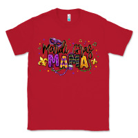 Red mardi gras mama Classic Tee - texasbilliewilder