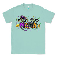 Seafoam mardi gras mama Classic Tee - texasbilliewilder