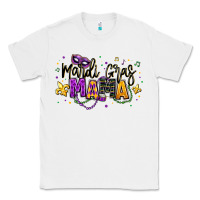 White mardi gras mama Classic Tee - texasbilliewilder