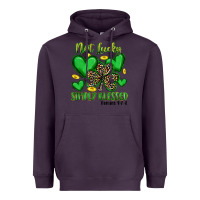 Plum not lucky simply blessed Heavyweight Hoodie - Artiststas