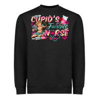 Black cupid's favorite nurse Heavyweight Sweatshirt - FaDigitalArtStudio