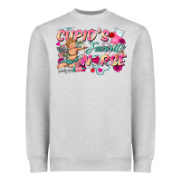Heather Grey cupid's favorite nurse Heavyweight Sweatshirt - FaDigitalArtStudio
