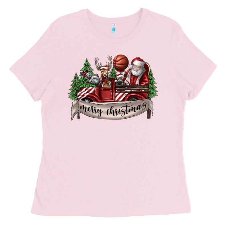 Merry Christmas Ladies Tee by SublimationCraftShop | Teevron