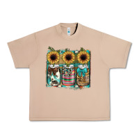 Burro mason jar, sunflower Urban Heavy Tee - JahusDesignShop