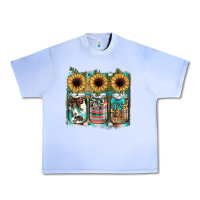 Mason Jar, Sunflower Urban Heavy Tee | Teevron