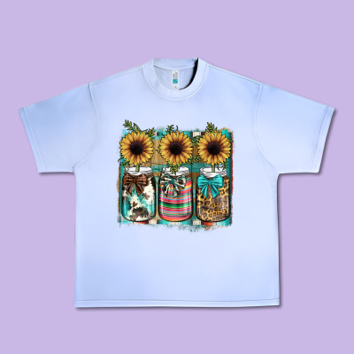 Mason Jar, Sunflower Urban Heavy Tee Designed By Jahusdesignshop